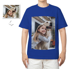 Load image into Gallery viewer, Unisex Cotton T-Shirt, Custom Photo Print, Double-Sided, Comfortable Tee

