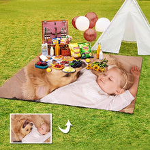 Load image into Gallery viewer, Custom Photo Waterproof Picnic Blanket Foldable Picnic Mat
