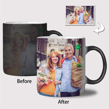 Load image into Gallery viewer, Personalized Custom Photo Mugs - Magic Heat Color Changing Coffee Cups

