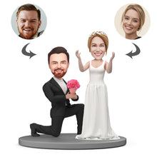 Load image into Gallery viewer, Personalized Wedding Bobblehead - Customized Playful Souvenir
