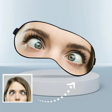 Load image into Gallery viewer, Custom Printed Sublimated Eye Mask for Fun with the Image of Eyes
