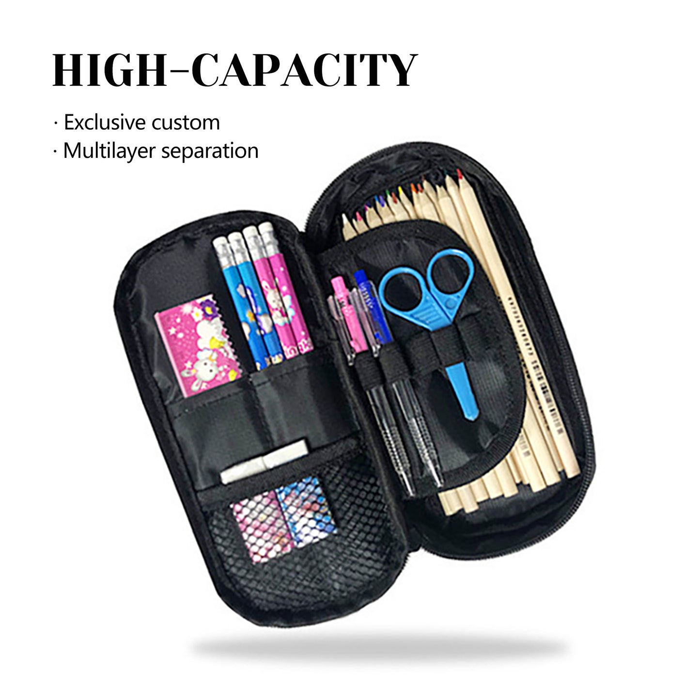 Custom Student Pencil Case, Stationery Bag, Personalized Stationery
