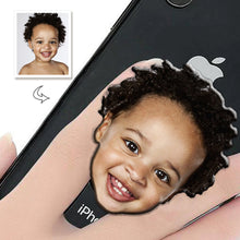 Load image into Gallery viewer, Shaped Acrylic Custom Photo Phone Grip, Personalized Holder, Unique Keepsake
