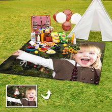 Load image into Gallery viewer, Custom Photo Waterproof Picnic Blanket Foldable Picnic Mat
