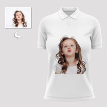 Load image into Gallery viewer, Custom Unisex Polo Shirt, Double-Sided Photo Print, Personalized Design
