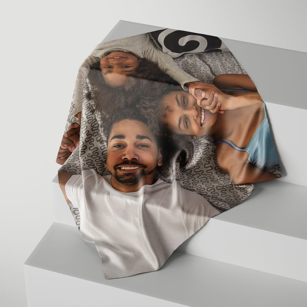 Personalized Photo Printed Handkerchief Custom Pocket Squares for Man and Woman