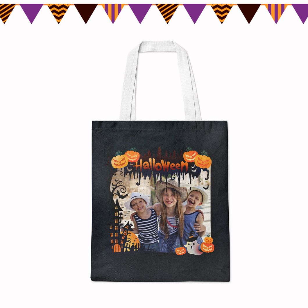 Custom Tote Bags With Photo Printing For Halloween