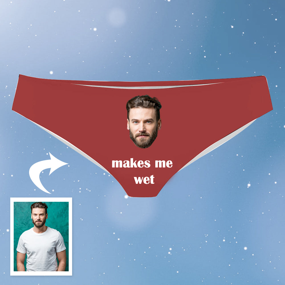 Womens Panties Sexy Personalized Underwear with Face and Text