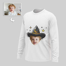 Load image into Gallery viewer, Unisex Cotton Long Sleeve Shirts, Custom Halloween Photo Design
