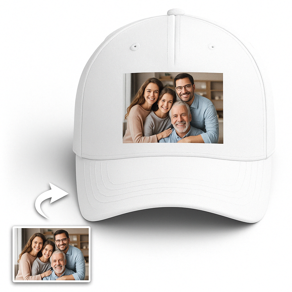 Custom Photo Baseball Cap | Personalized Hat Gift