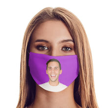 Load image into Gallery viewer, Custom Photo Face Coverings Personalized Face Mask,Print Your own Face Pictures On Your Face Cover

