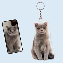 Load image into Gallery viewer, Personalized Mini Pillow Photo Keychain - Custom Irregular Pendant
