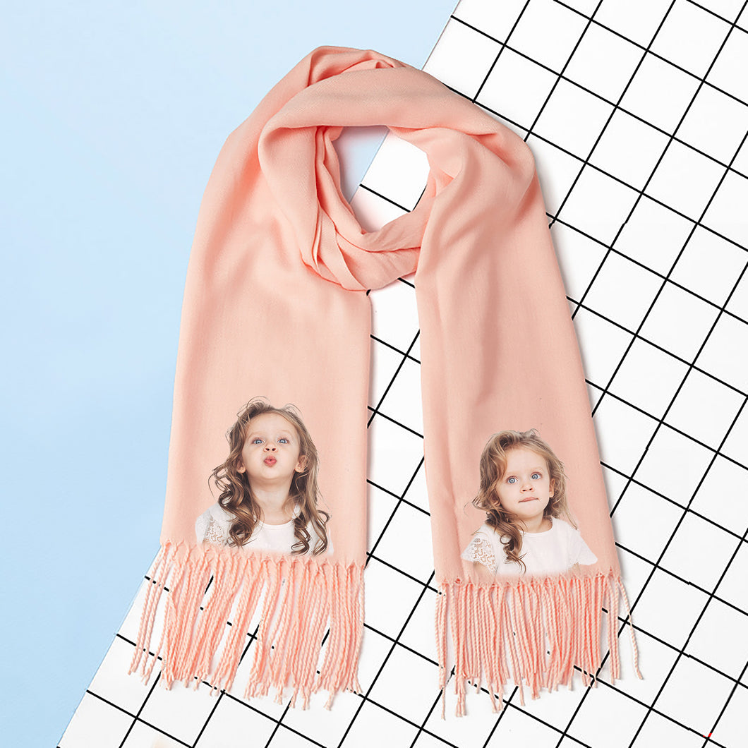 Custom Photo Scarf - Create Your Own Personalized Scarf with Photo