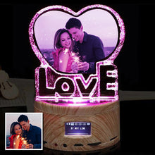 Load image into Gallery viewer, Magic Custom Photo Night Lamp, Colorful Music Lights With Love
