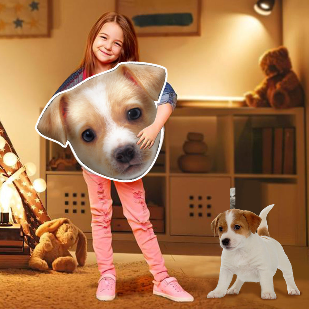 Personalized 3D Photo Pillows: Custom Photo Face Pillows of Pets