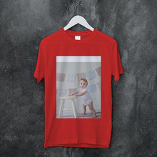 Load image into Gallery viewer, Kids’ Custom Cotton T-Shirts: Unisex, Ages 2-8, Double-Sided Photo Print
