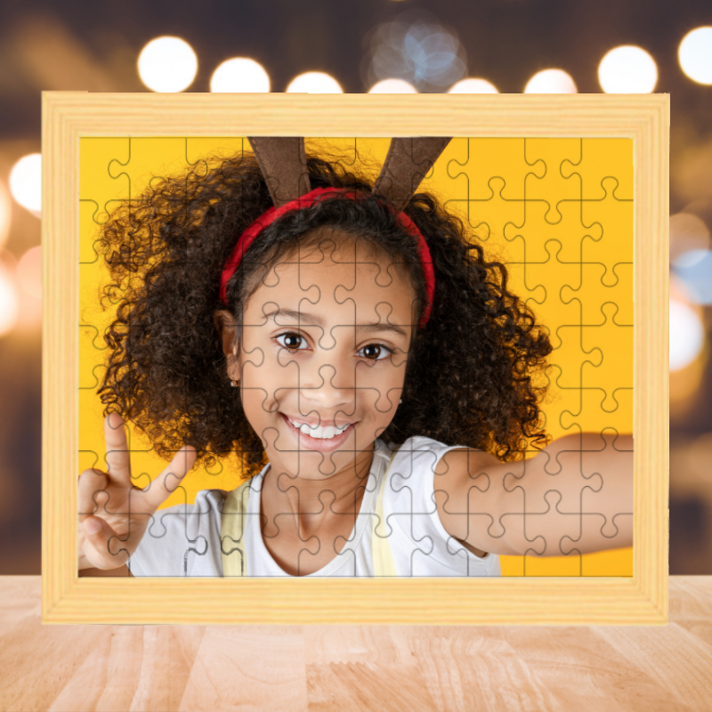 Custom Photo Wooden Jigsaw Puzzle - Best Personalized Gift for All Ages