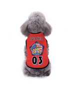 Load image into Gallery viewer, Custom Pet Clothes Tank Shirt Vest with Text Logo Picture and Number
