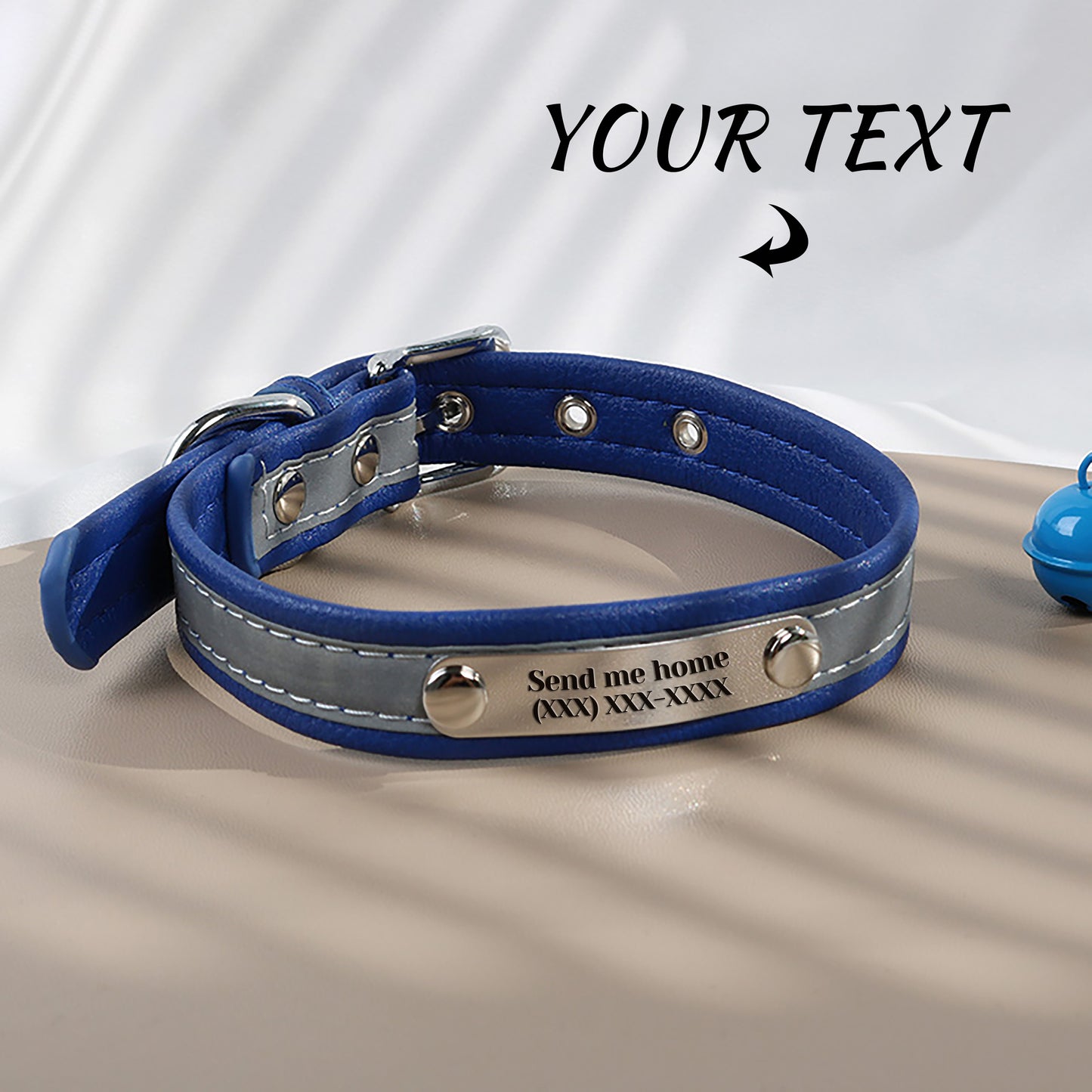 Custom Texts Pet Collar comfortable adjustable Engravable Dog Collar