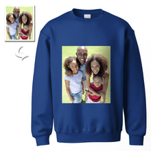 Load image into Gallery viewer, Double Side Print Sweatshirts: Unisex Hoodless Long Sleeve Custom Photo Essentials
