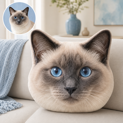 Personalized 3D Photo Pillows: Custom Photo  Face Pillows of Pets