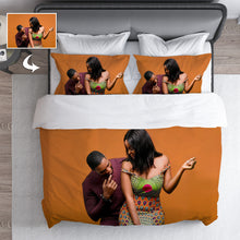 Load image into Gallery viewer, Custom Bedding Set with Photo Personalized Quilt Cover Three-Piece
