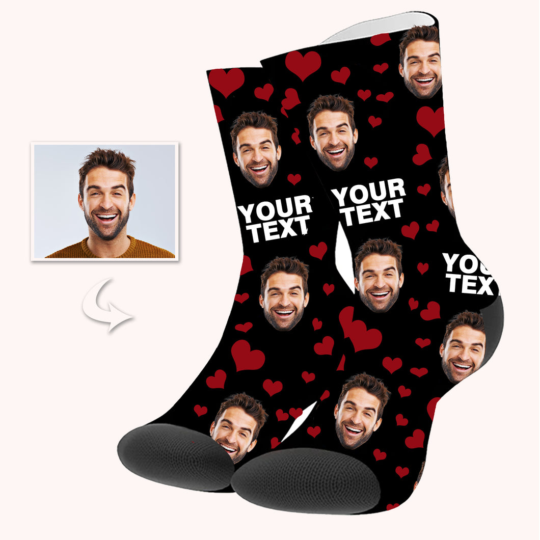 Custom Face Socks For Dad Personalized gift for Father's Day
