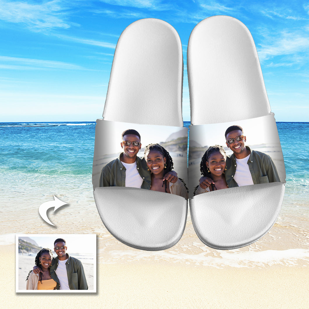 Custom Photo Face Slippers Personalized Sliders Sandals With Your Photo