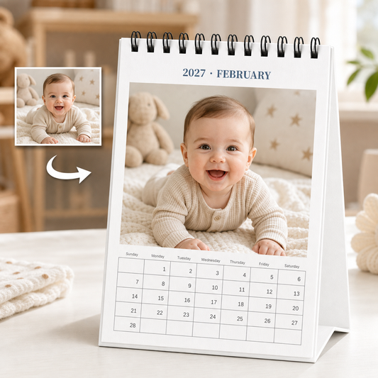 Custom Desktop Calendar with Your Photos