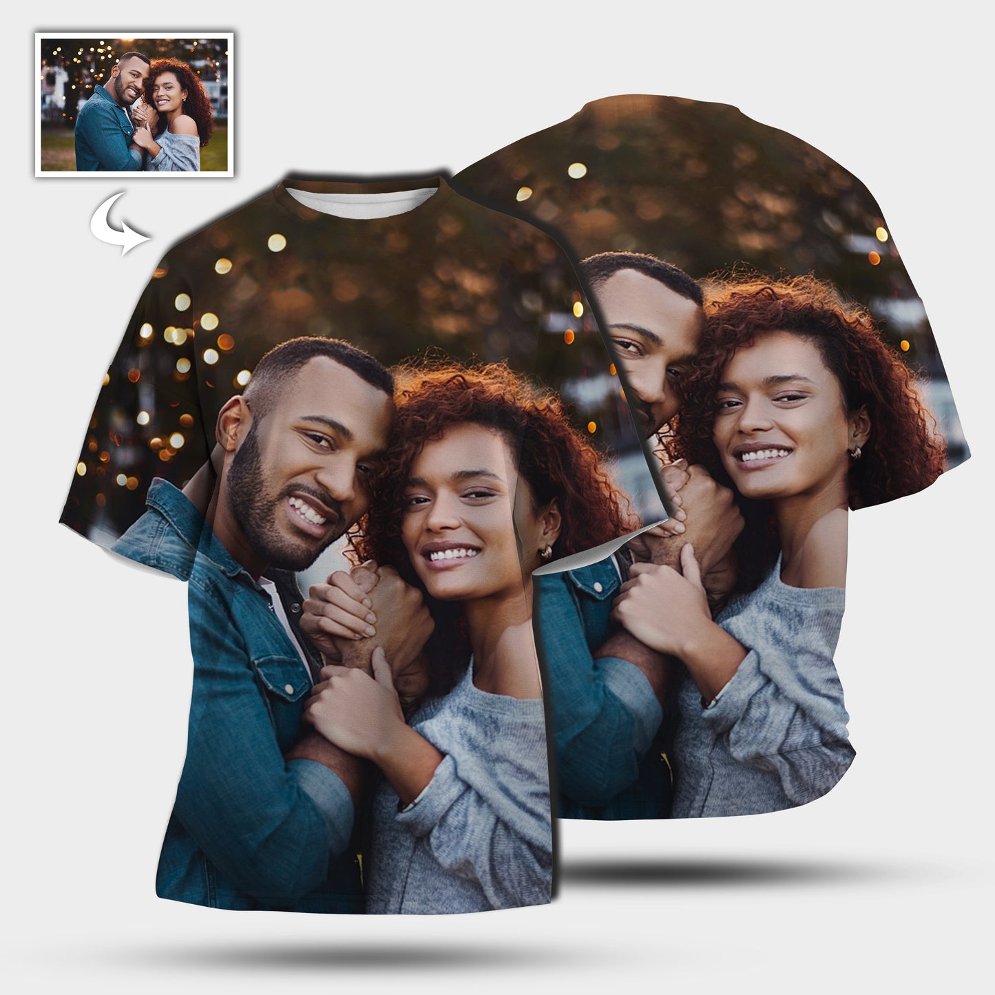 Photo Custom 3D All-Over Print Summer Unisex Short-Sleeve T-Shirt