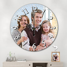 Load image into Gallery viewer, Personalized Wall Clock - Capture Moments all Number Styles
