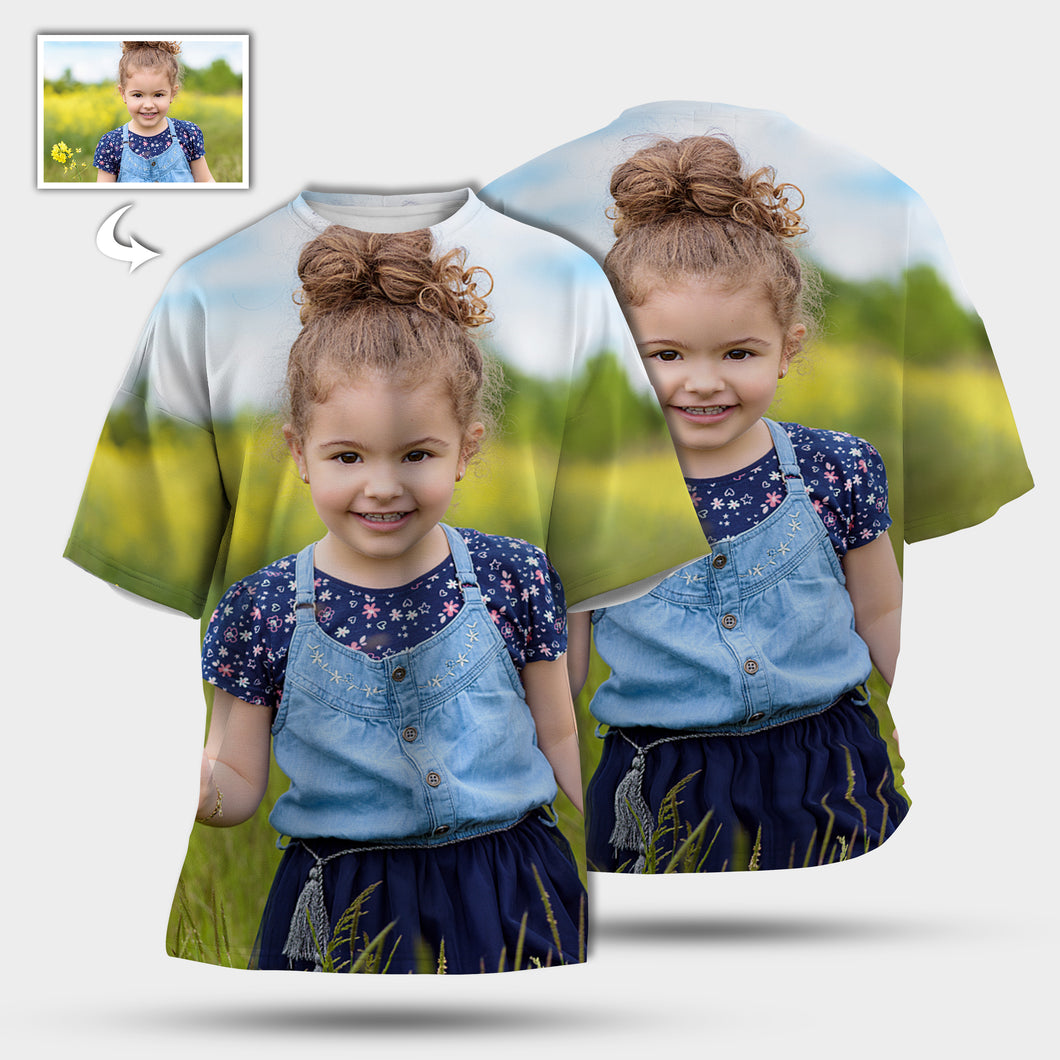 Photo Custom 3D All-Over Print Summer Unisex Short-Sleeve T-Shirt