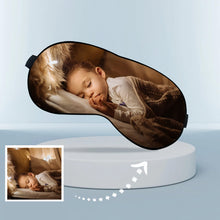 Load image into Gallery viewer, Custom Printed Sublimated Eye Mask Personalized Photo Cotton Sleep Mask
