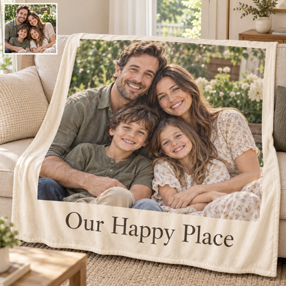 Create Your Own Custom Photo Blanket - Perfect Keepsake