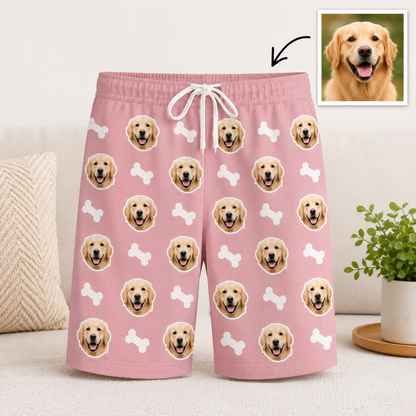 Unisex Dog Photo Pajamas - Custom Nightwear Pants, Pet Lover Gift