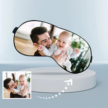 Load image into Gallery viewer, Custom Printed Sublimated Eye Mask Personalized Photo Cotton Sleep Mask

