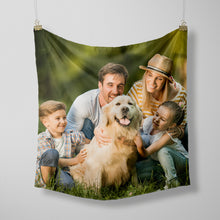 Load image into Gallery viewer, Personalized Photo Printed Handkerchief Custom Pocket Squares for Man and Woman
