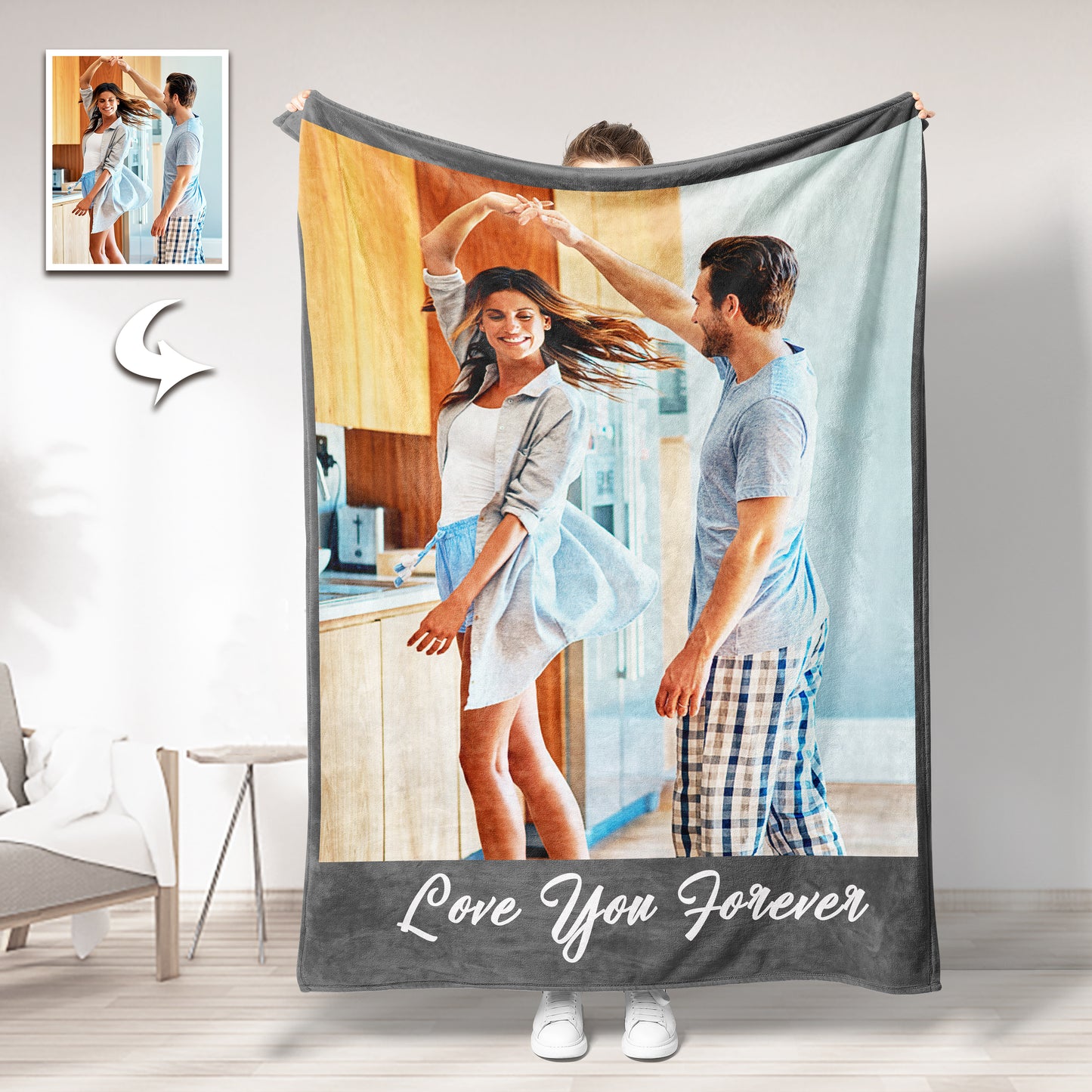 Create Your Own Custom Photo Blanket - Perfect Keepsake