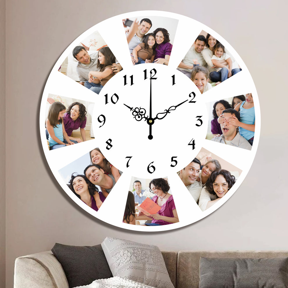 Personalized Wall Clocks – Unique Designs for Every Family Room – GiftInOne
