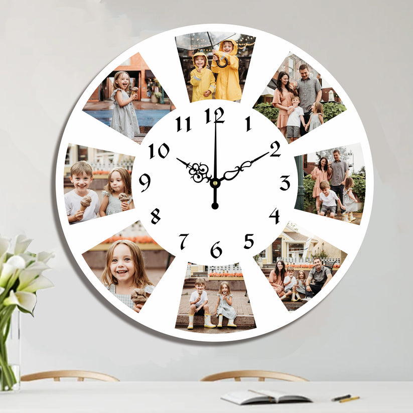 Personalized Wall Clocks – Unique Designs for Every Family Room – GiftInOne