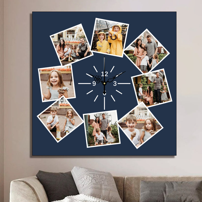 Custom Square Clock Create Custom Square Wall Clocks - Perfect for Every Room in Your Home ...