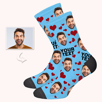 Custom Face Socks For Dad Personalized gift for Father's Day