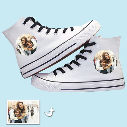 Unisex High Top Canvas Shoes: Custom Photo Essentials for All