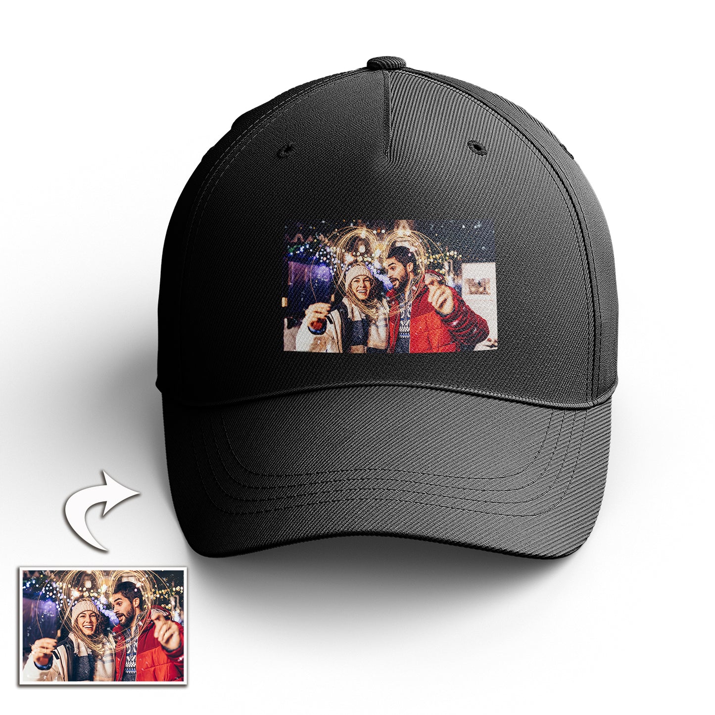 Custom Photo Baseball Cap | Personalized Hat Gift