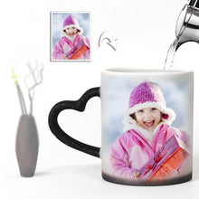 Load image into Gallery viewer, Personalized Custom Photo Mugs - Magic Heat Color Changing Coffee Cups
