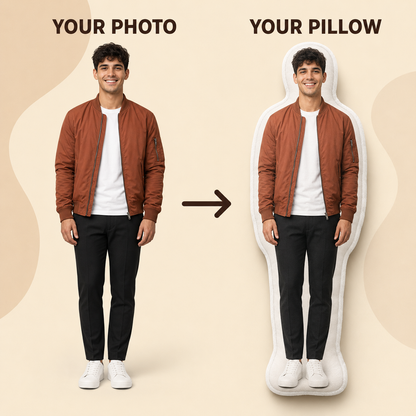 Personalized 3D Custom Shaped Photo Pillow - Unique Gift Idea