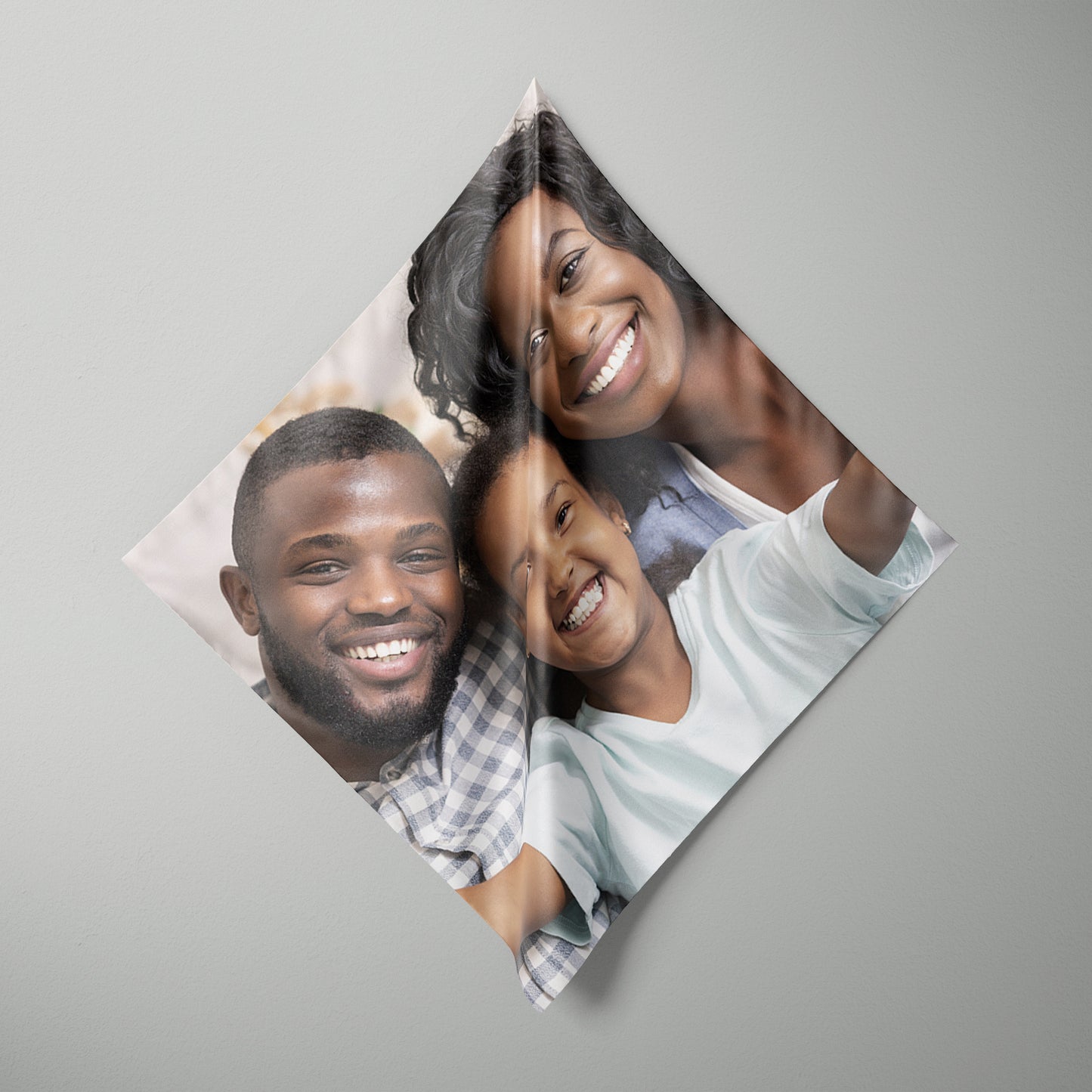 Personalized Photo Printed Handkerchief Custom Pocket Squares for Man and Woman