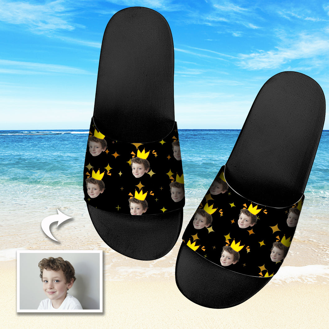 Custom Photo Slippers Personalized Sliders Sandals For Baby & Kids