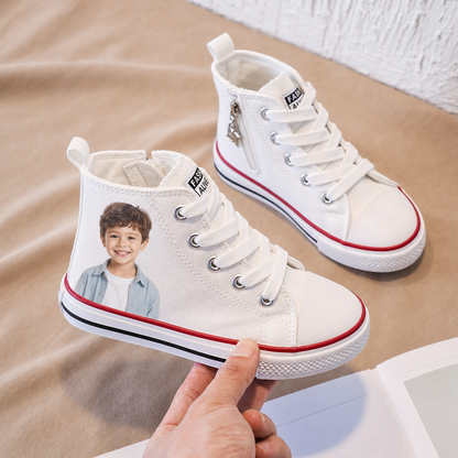 Custom Photo High Top Canvas Shoes Baby & Kids