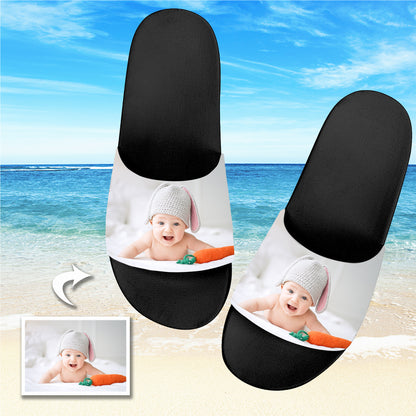 Custom Photo Slippers Personalized Sliders Sandals For Baby & Kids